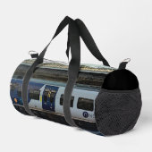 Blauer und Grauzug Duffle Bag (Rechte Ecke)