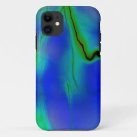 Blauer und Grüner Blitz iphone Kasten