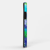 Blauer und grüner Flüssigkeits-Kunstdruckeffekt Case-Mate iPhone Hülle (Hinten/Rechts)