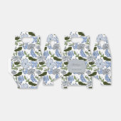 Blauer und grüner handgezeichneter Blumenblock-Dru Geschenkschachtel (Ungefaltet)