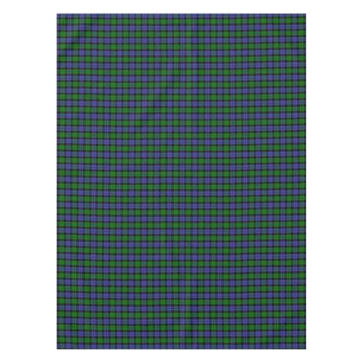 Blauer und grüner Schottischer Tartan Tischdecke (Vorderseite)