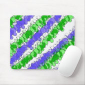 Blauer und grüner Spritzer erschüttert Mousepad (Mit Mouse)