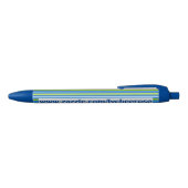 Blauer und grüner Streifen lycheerose Stift (Oberseite)