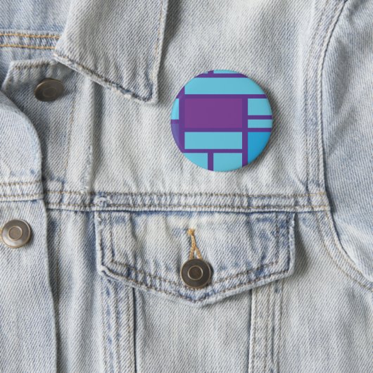 Blauer und Lila abstrakter Knopf Button (Beispiel)