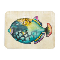 Blauer und Lila Aquarienfisch