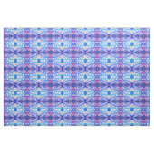 Blauer und Lila Blocks Wasserfarben Kunststoffe Stoff (Yard (91,4 cm))