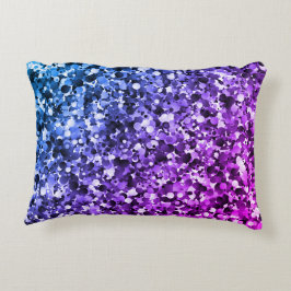 Blauer und Lila Blubble Akzent Pillow Dekokissen