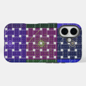 Blauer und Lila Kunstdruck Case-Mate iPhone Hülle (Rückseite (Horizontal))