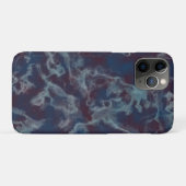 blauer und lila Marmor Case-Mate iPhone Hülle (Rückseite (Horizontal))
