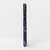 blauer und lila Marmor Case-Mate iPhone Hülle (Hinten/Links)