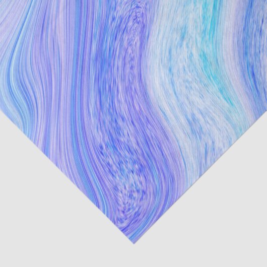 Blauer und Lila Marmor Seidenpapier (Ausschnitt)