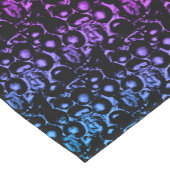 Blauer und Lila Ombre Pebbled Glam Table Runner Kurzer Tischläufer (Ecke)