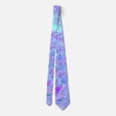 Blauer und lila Schiefer-Felsen Krawatte (Rückseite)