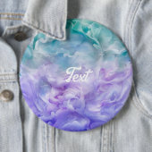 Blauer und lila Wolkenwirbel Button (Beispiel)