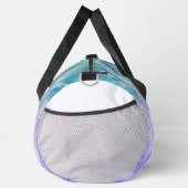 Blauer und lila Wolkenwirbel Duffle Bag (Rechts)