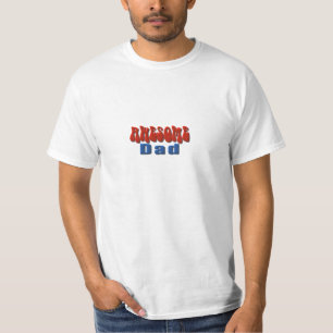Blauer und Phantastischer Vater Vatertag T-Shirt