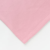 Blauer und rosa Farbverlauf Fleecedecke (Ecke)