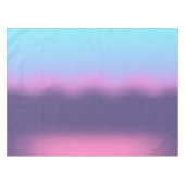Blauer und rosa Nebel - glänzend Tischdecke (Vorderseite (Horizontal))