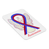 Blauer und roter Angel-Angel-Magnet Magnet (Rechte Seite)