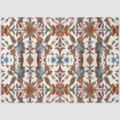 Blauer und rustikaler Fall Seidenpapier (Vorderseite)