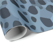 Blauer und Schwarzer Fisch Geschenkpapier (Rolleneckpunkt)