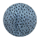 Blauer und Schwarzer Fisch Schneidebrett (Vorderseite)