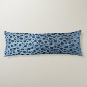 Blauer und Schwarzer Fisch Seitenschläferkissen (Rückseite)