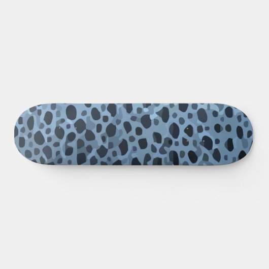 Blauer und Schwarzer Fisch Skateboard (Horizontal)