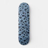 Blauer und Schwarzer Fisch Skateboard (Vorderseite)