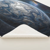 Blauer und Silberner Planet Sherpadecke (3/4)
