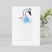 Blauer und Silberschwanz - Einladung zur Quinceañe (Stehend vorne)