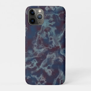 blauer und violetter Marmor Case-Mate iPhone Hülle