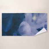 BLAUER UND WEISS BADEHANDTUCH (Badehandtuch)