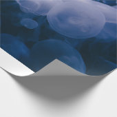 BLAUER UND WEISS GESCHENKPAPIER (Ecke)