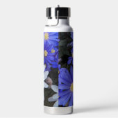 Blauer und weißer Anemon Trinkflasche (rechts)