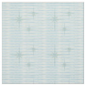 Blauer und weißer Atomsternstoff Stoff (Muster)