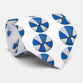 Blauer und weißer Basketball: Krawatte (Gerollt)