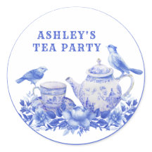 Blauer und weißer Blumenkohl mit Birds Classic