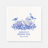 Blauer und weißer Blumenkohl mit Birnen Serviette (Vorderseite)