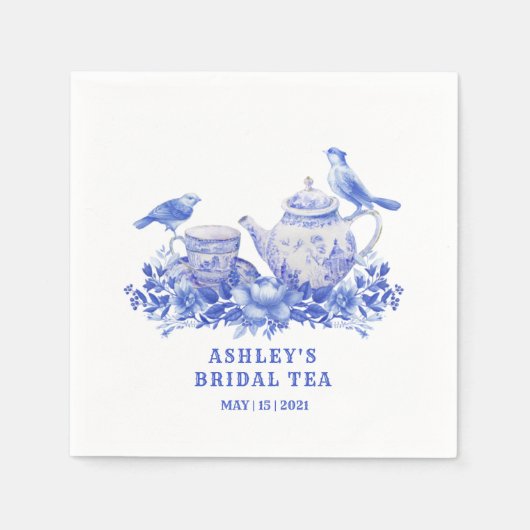 Blauer und weißer Blumenkohl mit Birnen Serviette (Vorderseite)