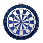 Blauer und weißer Dartboard Dartscheibe (vorne)