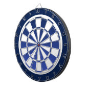 Blauer und weißer Dartboard Dartscheibe (Vorderseite rechts)