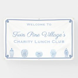 Blauer und weißer Duschkopf oder nicht gewinnbring Banner