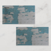 Blauer und weißer Farbton Visitenkarte (Vorne/Hinten)