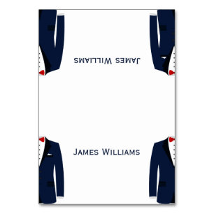 Blauer und weißer Gays Hochzeitsplatz - Karten