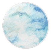 Blauer und weißer Himmel Keramikknauf (Vorderseite)