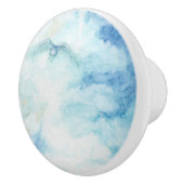 Blauer und weißer Himmel Keramikknauf (Rechts)