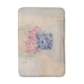 Blauer und weißer Ingwer Badematte (Vorderseite Vertikal)