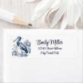 Blauer und weißer Kunstheld im Delft-Stil mit Blum (Insitu)