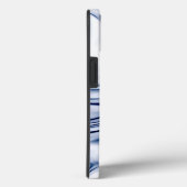 Blauer und weißer Marmorschlauch Case-Mate iPhone Hülle (Rückseite / Rechts)